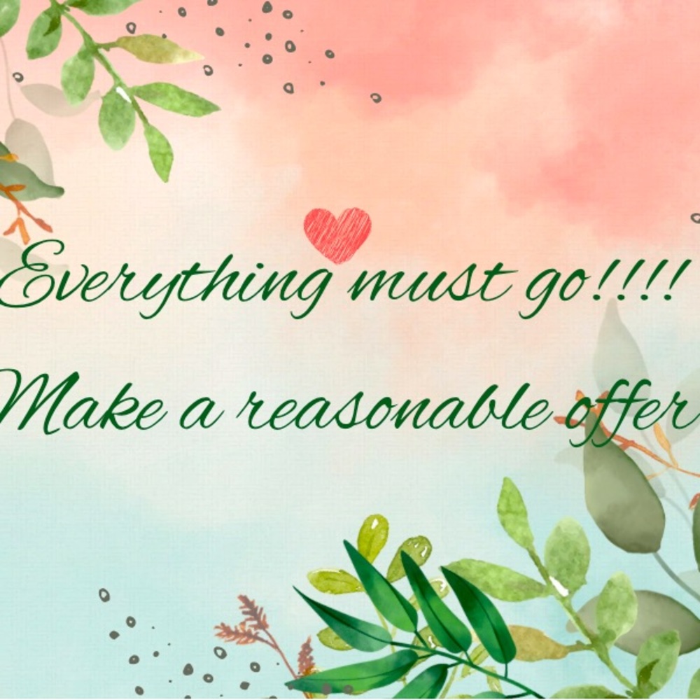 Everything must go!
